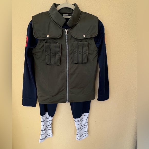 Spirit Halloween Naruto Shippuden Kakashi Kid's Large 12/14 Halloween Costume - Picture 2 of 6